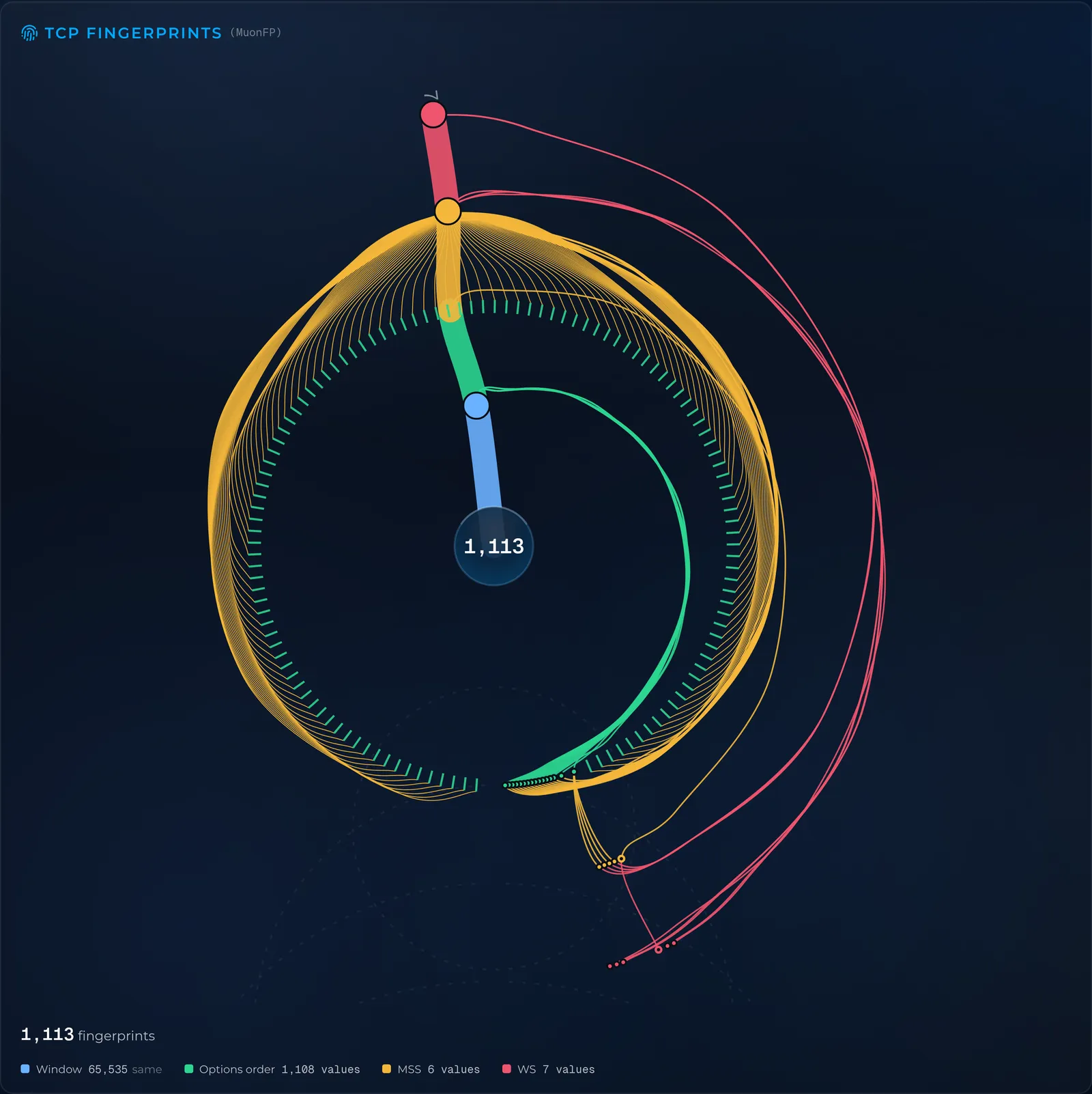 TCP Fingerprints in ELLIO Platform