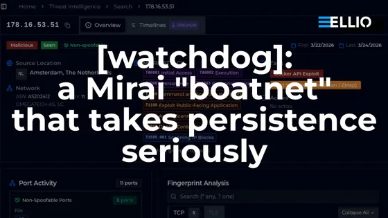 [watchdog]: Inside a Mirai variant with six-layer persistence
